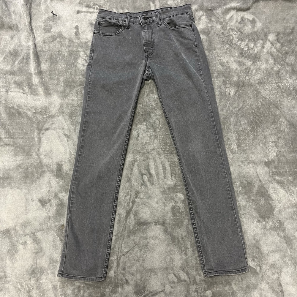 Levis 511 Jeans Mens 32x34* (Meas. 32x33) Grey Slim Throughout Low Rise Stretch